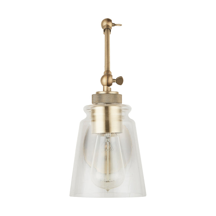Capital Lighting 9D344A One Light Wall Sconce, Aged Brass
