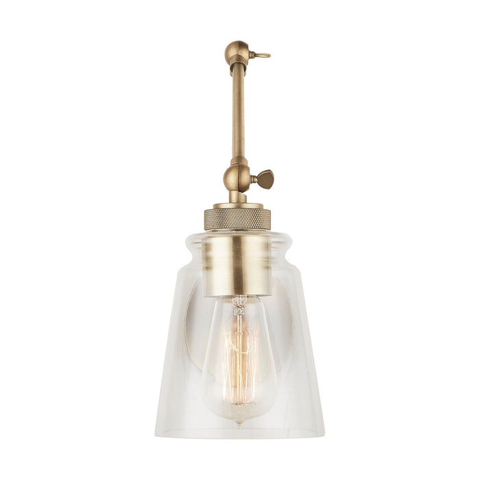 Capital Lighting 9D344A One Light Wall Sconce, Aged Brass