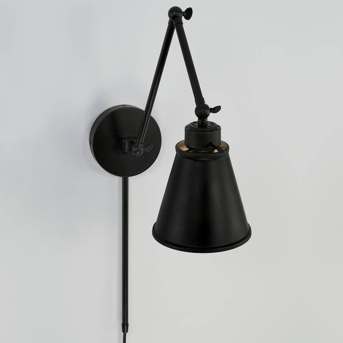 Capital Lighting AA1011MB One Light Wall Sconce, Matte Black