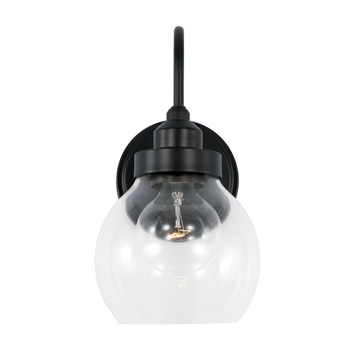 Capital Lighting AA1014MB One Light Wall Sconce, Matte Black