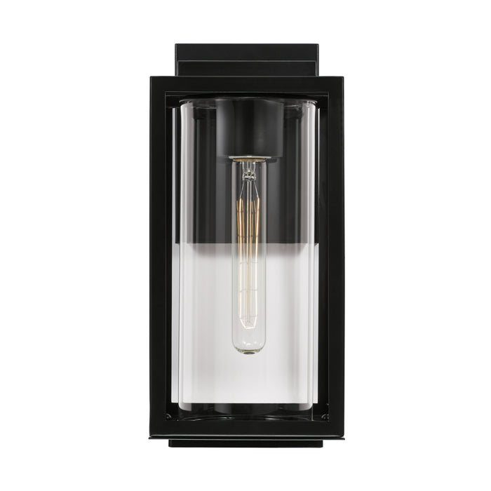 Capital Lighting AA1018MB One Light Outdoor Wall Lantern, Matte Black
