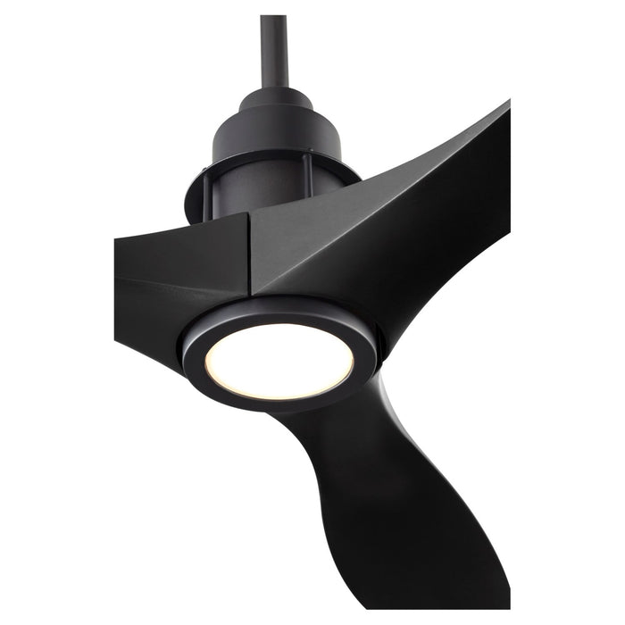 Quorum 97543-59 54" Ceiling Fan, Matte Black