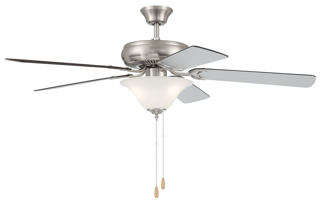 Craftmade DCF52BNK5C1W 52"Ceiling Fan, Brushed Polished Nickel