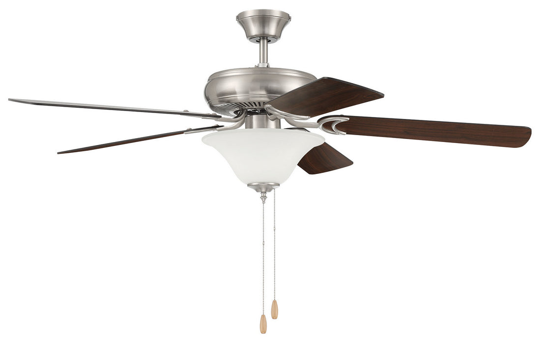Craftmade DCF52BNK5C1W 52"Ceiling Fan, Brushed Polished Nickel