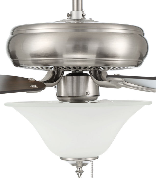 Craftmade DCF52BNK5C1W 52"Ceiling Fan, Brushed Polished Nickel