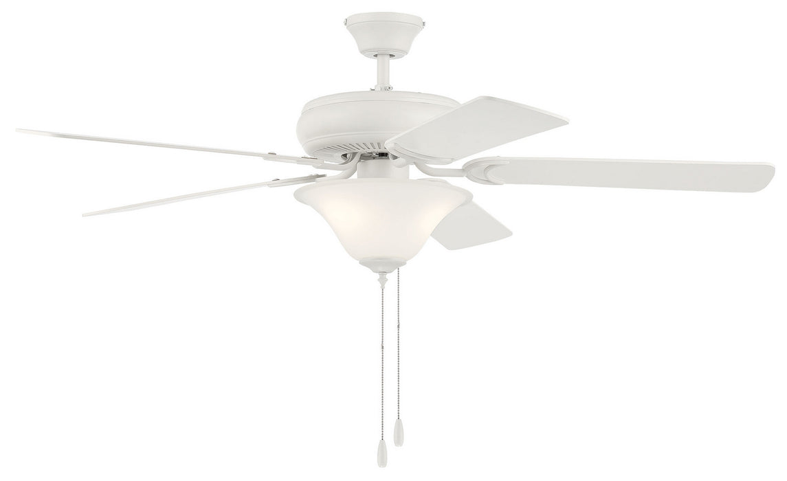 Craftmade DCF52W5C1W 52"Ceiling Fan, Matte White