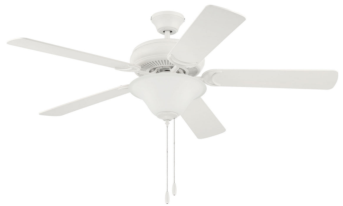 Craftmade DCF52W5C1W 52"Ceiling Fan, Matte White