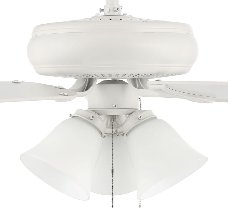 Craftmade DCF52W5C1W 52"Ceiling Fan, Matte White