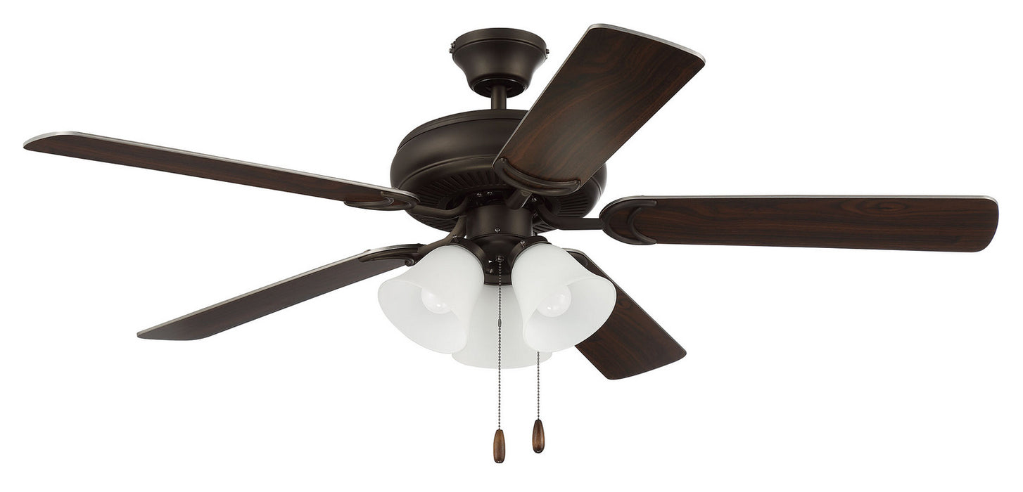 Craftmade DCF52ESP5C3W 52"Ceiling Fan, Espresso