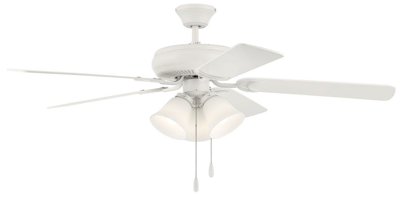 Craftmade DCF52W5C3W 52"Ceiling Fan, Matte White