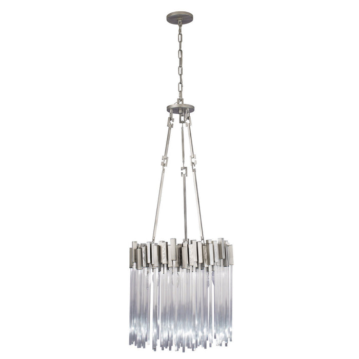 Varaluz 309P03RN Three Light Pendant, Rainy Night