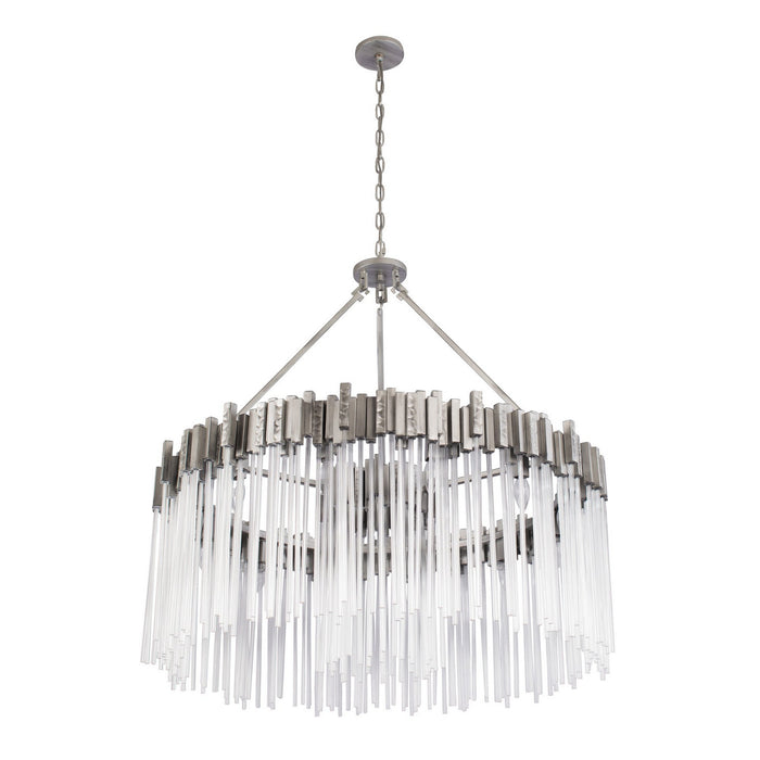 Varaluz 309P10RN Ten Light Pendant, Rainy Night