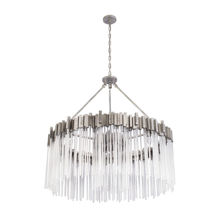 Varaluz 309P12RN 12 Light Pendant, Rainy Night