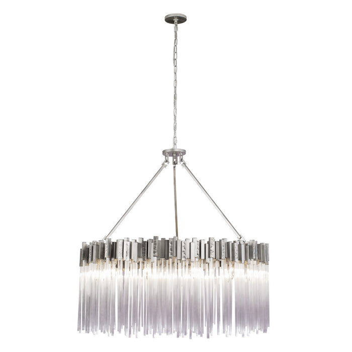 Varaluz 309P12RN 12 Light Pendant, Rainy Night