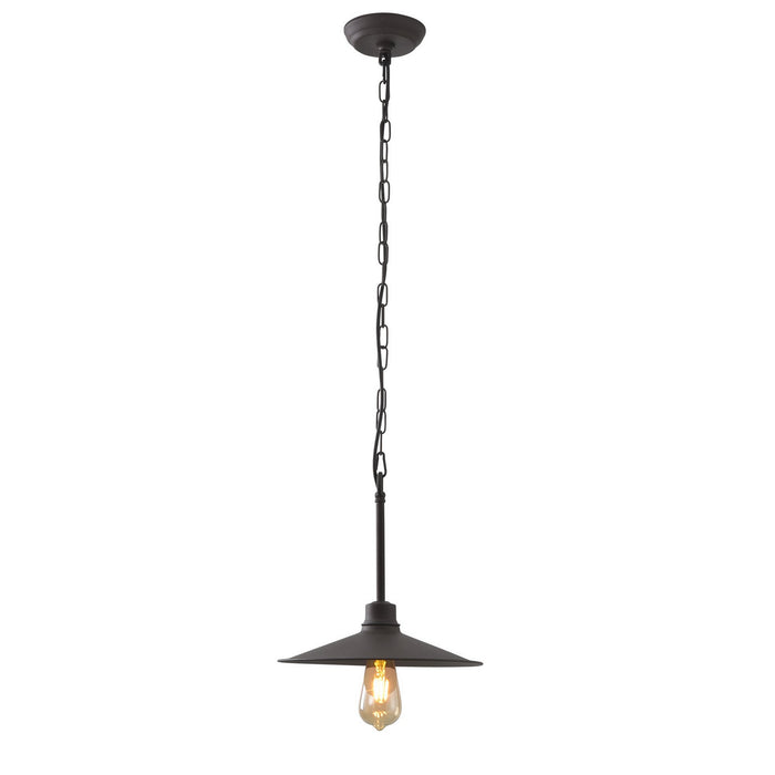 Varaluz 356M01DC One Light Pendant, Dark Coffee