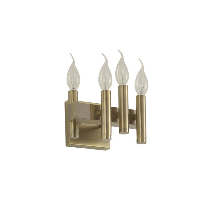 Varaluz 357B04LBB Four Light Bath, Antique Brass