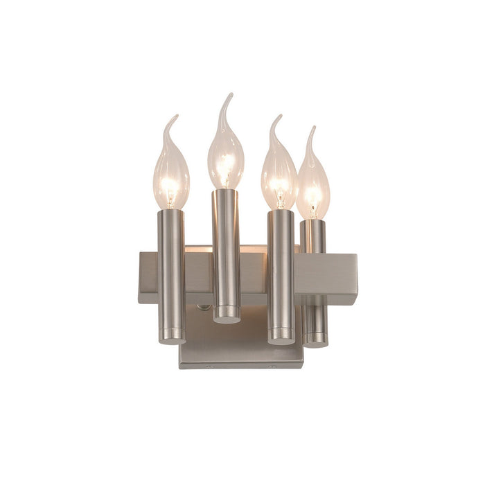 Varaluz 357B04LSN Four Light Bath, Satin Nickel