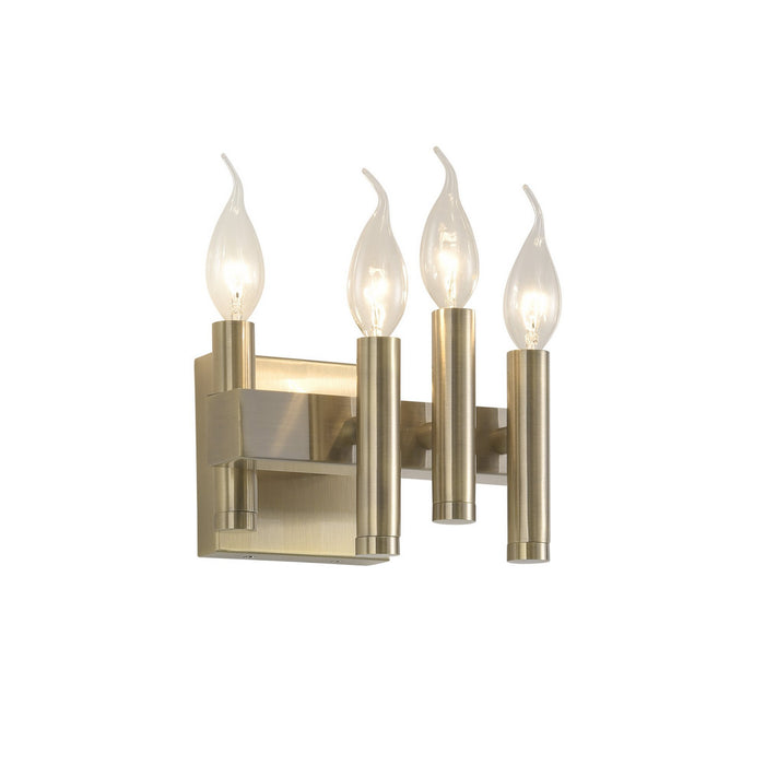 Varaluz 357B04RBB Four Light Bath, Antique Brass