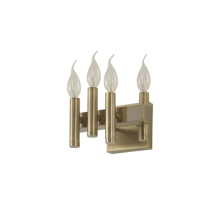 Varaluz 357B04RBB Four Light Bath, Antique Brass