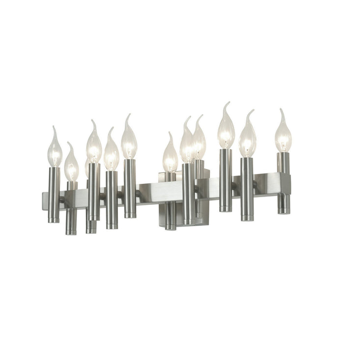 Varaluz 357B12SN 12 Light Bath, Satin Nickel