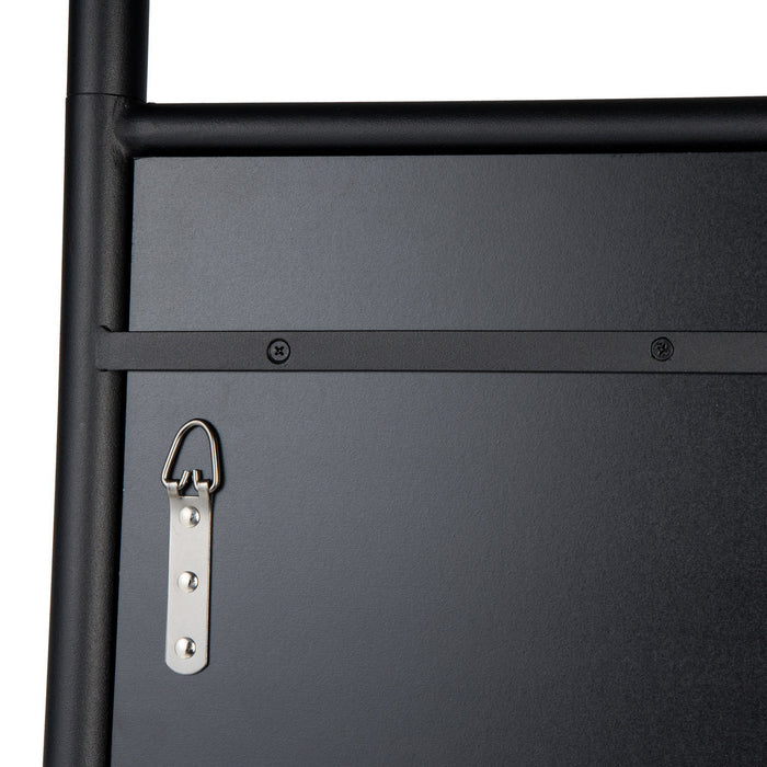 Varaluz 407A07BL Mirror, Black