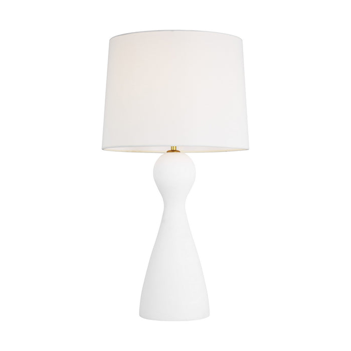 Visual Comfort Studio AET1091TXW1 One Light Table Lamp, Textured White
