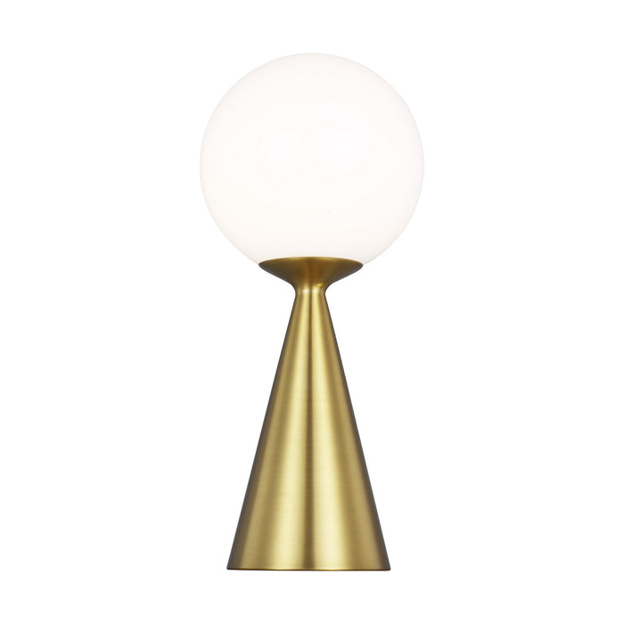 Visual Comfort Studio AET1021BBS1 One Light Table Lamp, Burnished Brass