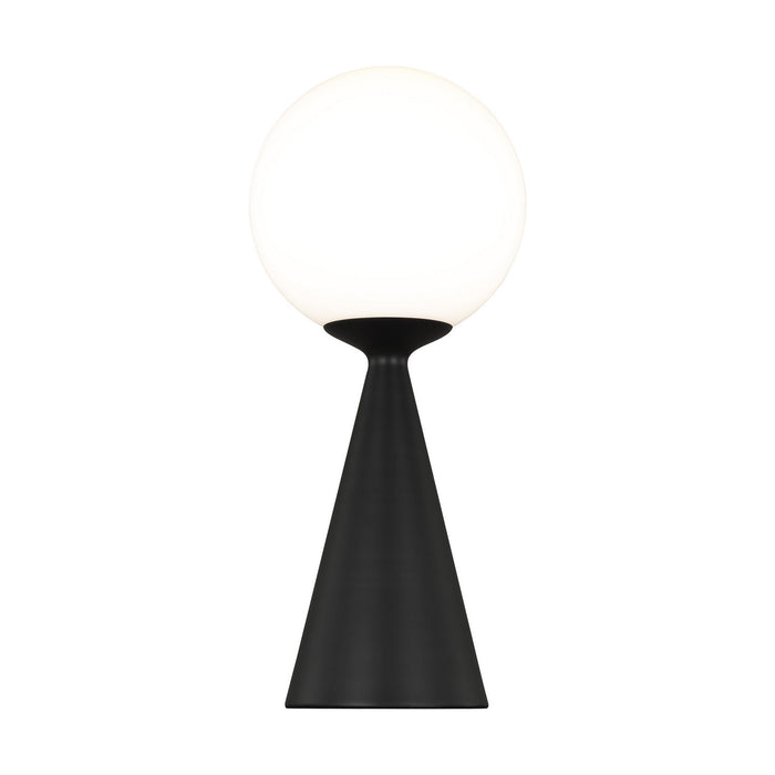 Visual Comfort Studio AET1021MBK1 One Light Table Lamp, Midnight Black