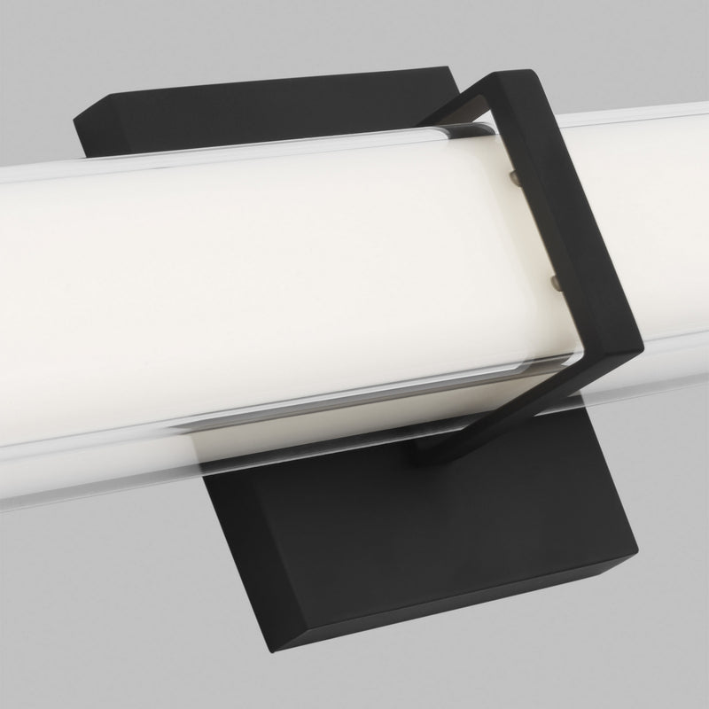 Visual Comfort Modern 700BCMLN24WB-LED930-277 LED Bath, Nightshade Black