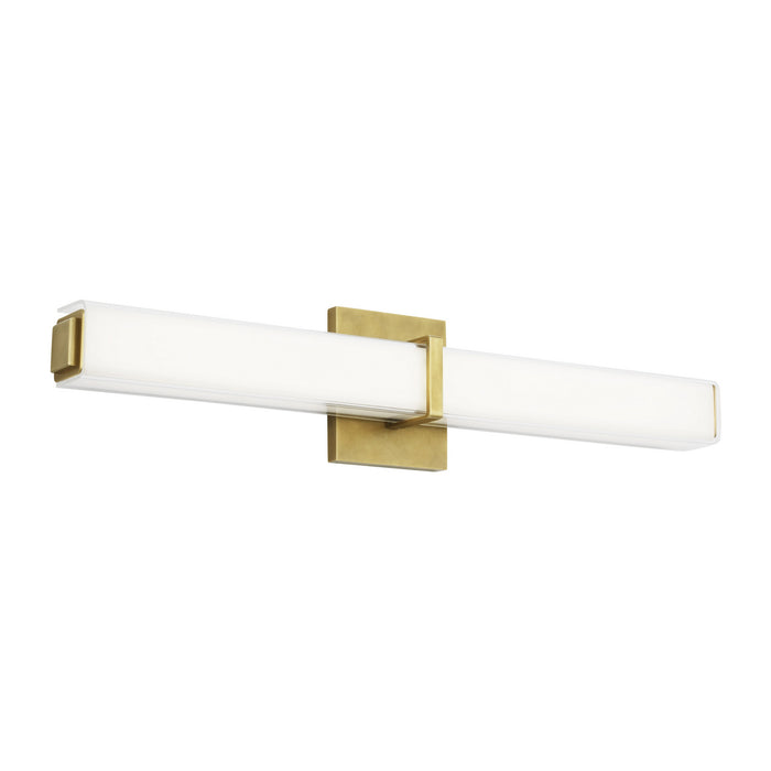 Visual Comfort Modern 700BCMLN24WNB-LED930 LED Bath, Natural Brass