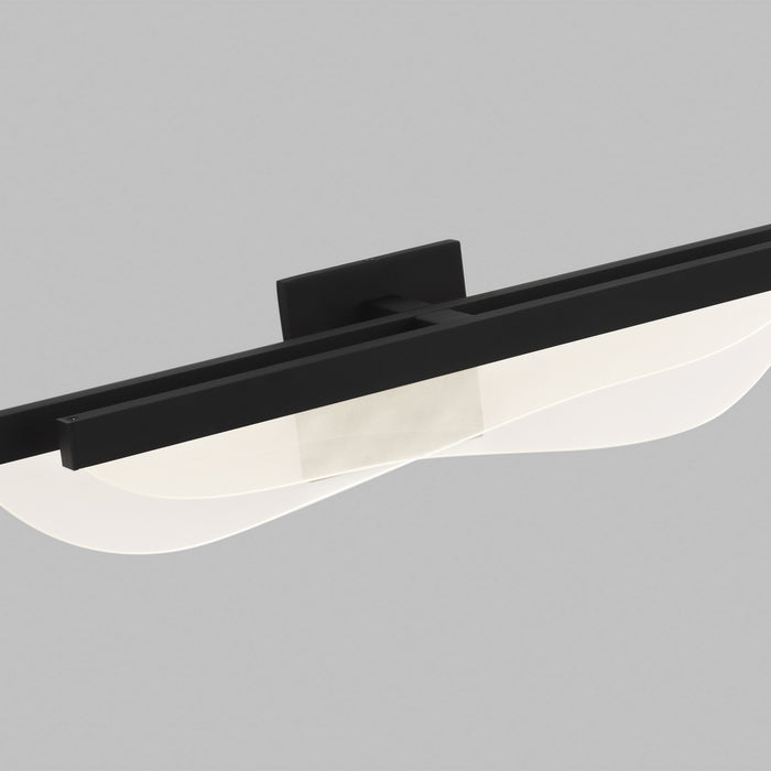 Visual Comfort Modern 700BCNYR25B-LED930-277 LED Bath, Nightshade Black