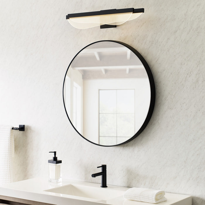 Visual Comfort Modern 700BCNYR25B-LED930-277 LED Bath, Nightshade Black