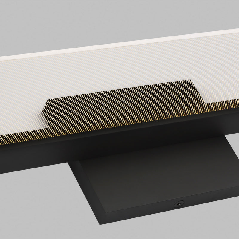 Visual Comfort Modern 700BCSPANB2B-LED930 LED Bath, Nightshade Black
