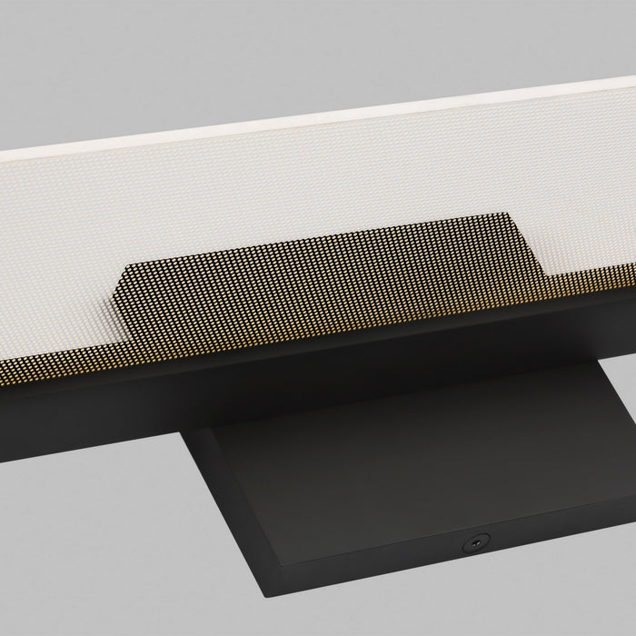 Visual Comfort Modern 700BCSPANB2B-LED930-277 LED Bath, Nightshade Black
