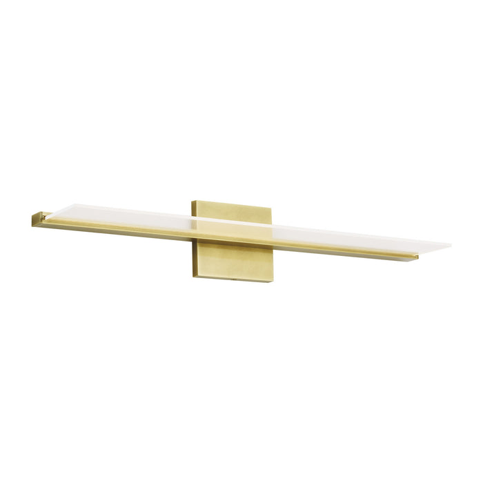 Visual Comfort Modern 700BCSPANB2BR-LED930-277 LED Bath, Plated Brass