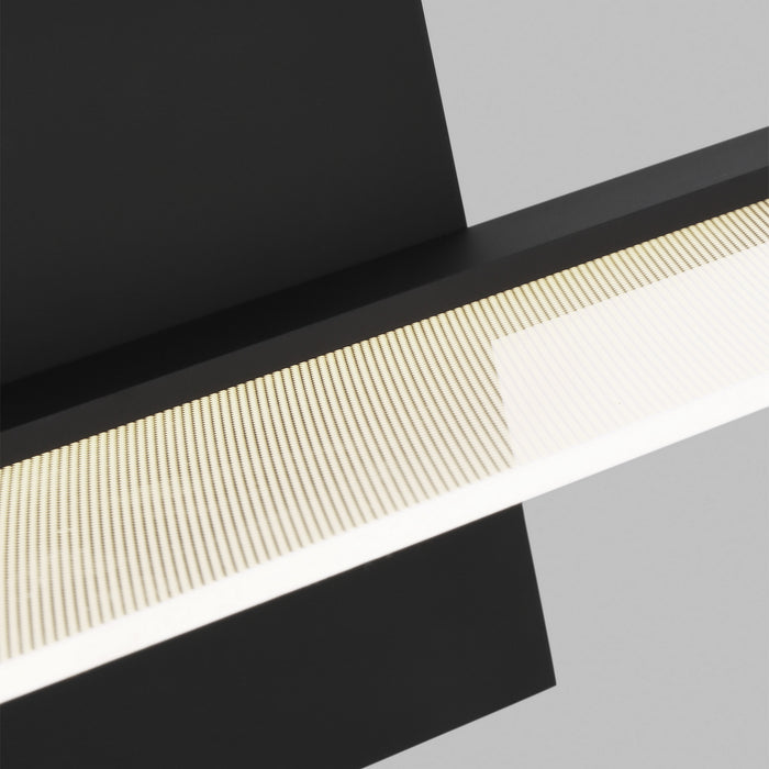 Visual Comfort Modern 700BCSPANB3B-LED930 LED Bath, Nightshade Black