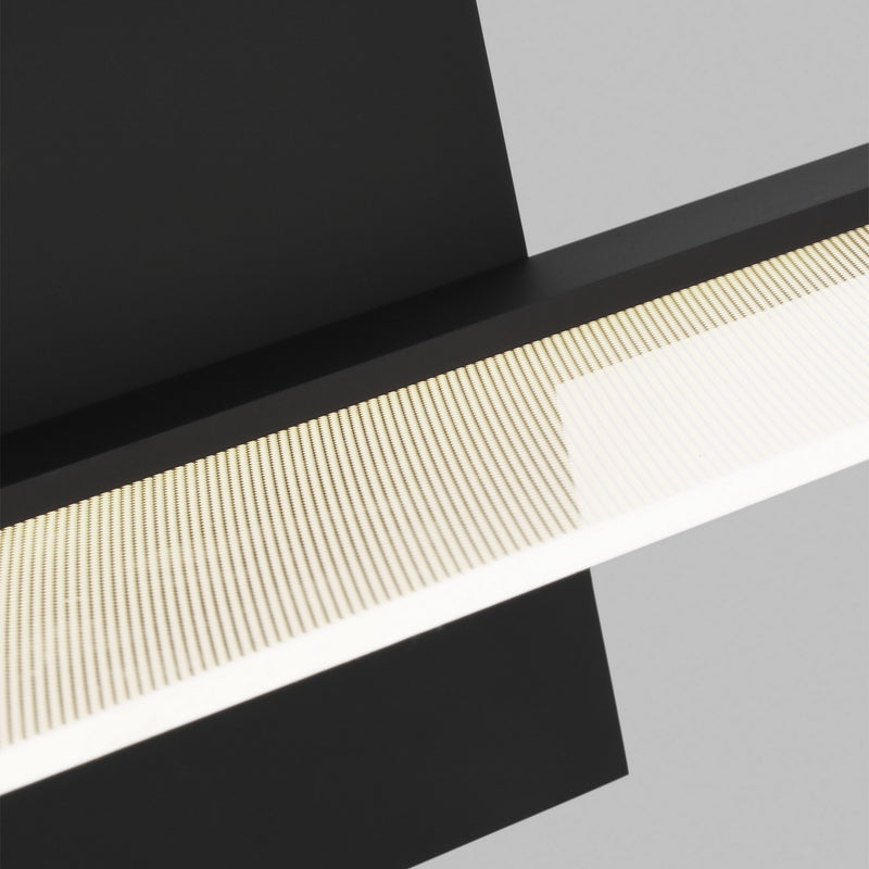 Visual Comfort Modern 700BCSPANB3B-LED930-277 LED Bath, Nightshade Black