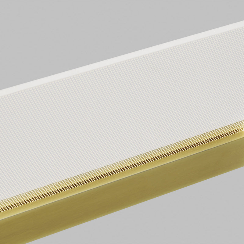 Visual Comfort Modern 700BCSPANB3BR-LED930-277 LED Bath, Plated Brass