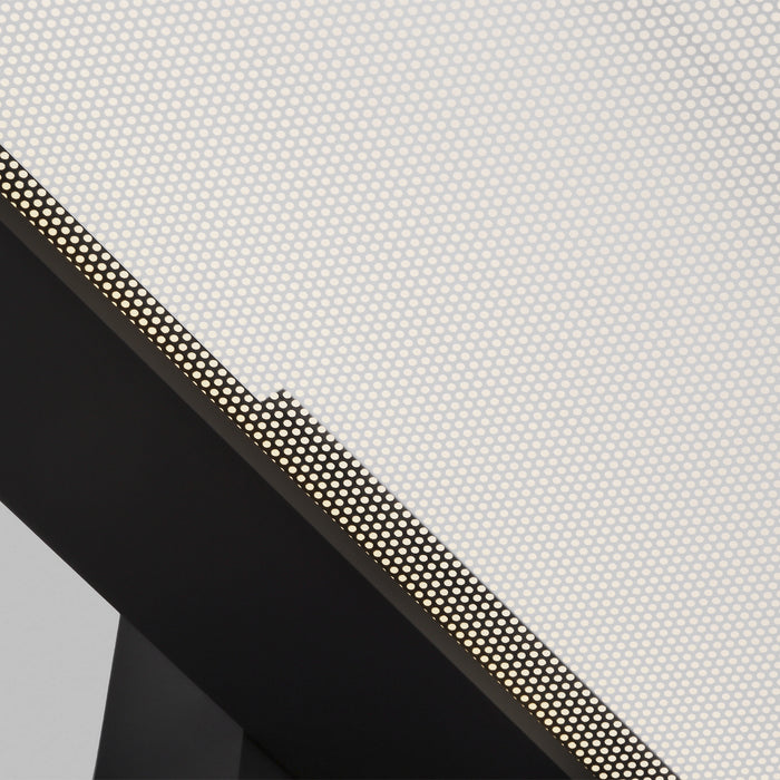 Visual Comfort Modern 700BCSPANB4B-LED930 LED Bath, Nightshade Black