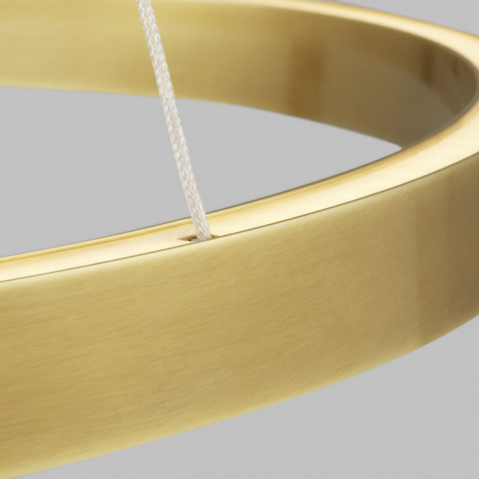 Visual Comfort Modern 700FIA24BR-LED930 LED Suspension, Plated Brass