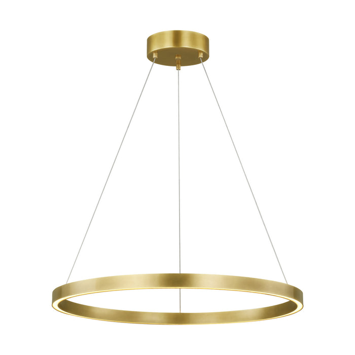 Visual Comfort Modern 700FIA30BR-LED930 LED Suspension, Plated Brass
