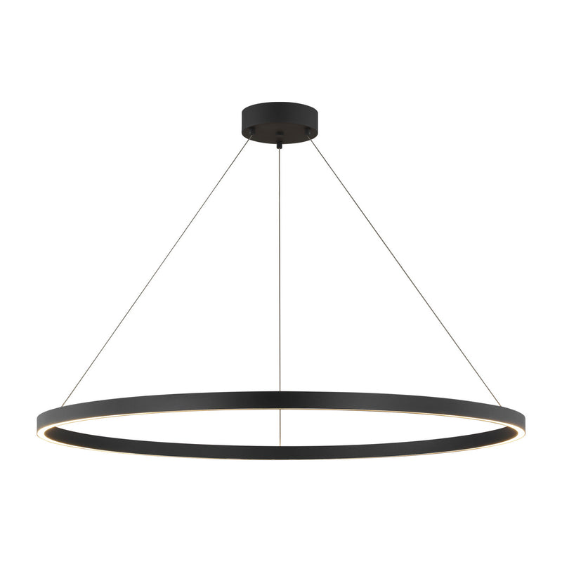 Visual Comfort Modern 700FIA48B-LED930 LED Suspension, Matte Black