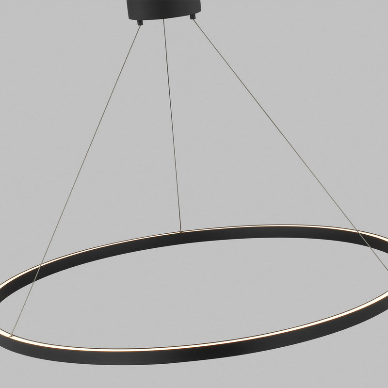 Visual Comfort Modern 700FIA48B-LED930 LED Suspension, Matte Black