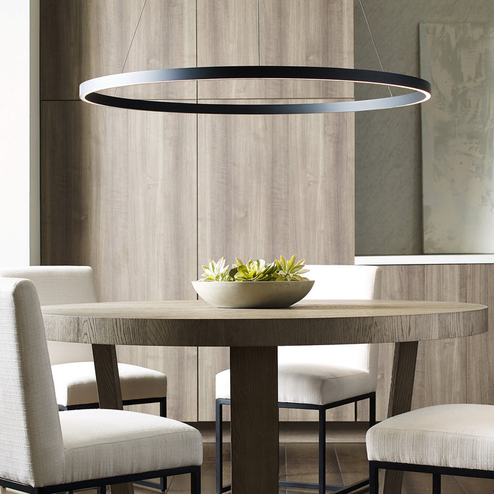 Visual Comfort Modern 700FIA48B-LED930 LED Suspension, Matte Black