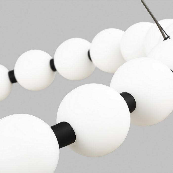 Visual Comfort Modern 700OBT30B-LED927 LED Chandelier, Nightshade Black