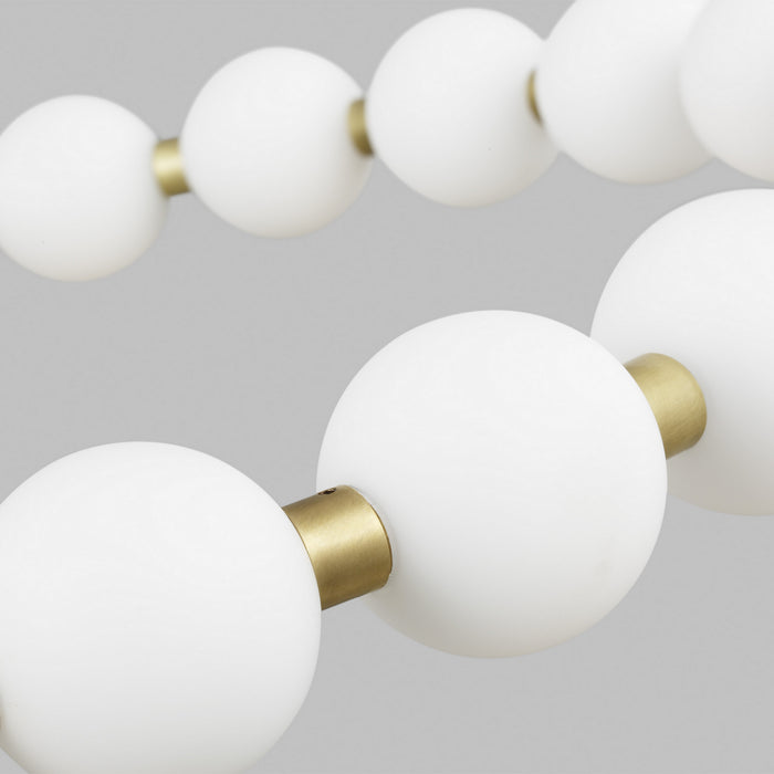 Visual Comfort Modern 700OBT30NB-LED927 LED Chandelier, Natural Brass