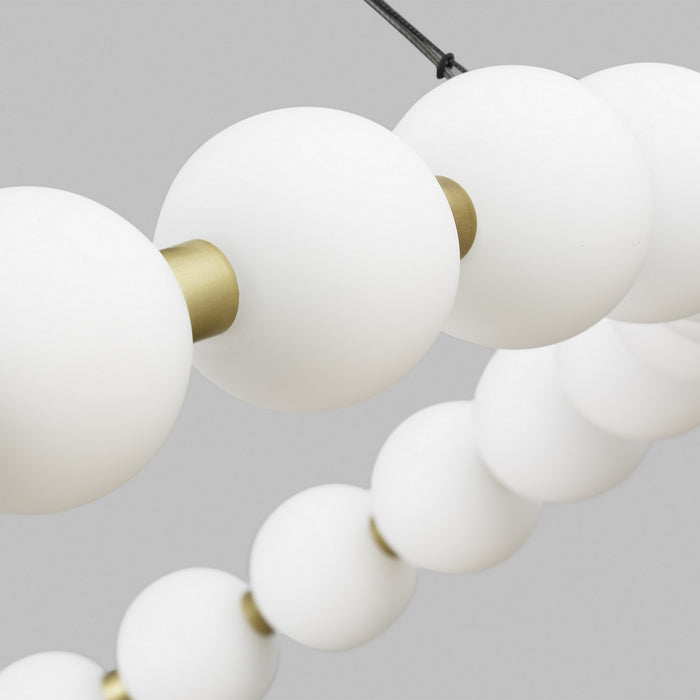 Visual Comfort Modern 700OBT36NB-LED927 LED Chandelier, Natural Brass