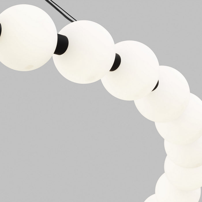 Visual Comfort Modern 700OBT42B-LED927 LED Chandelier, Nightshade Black