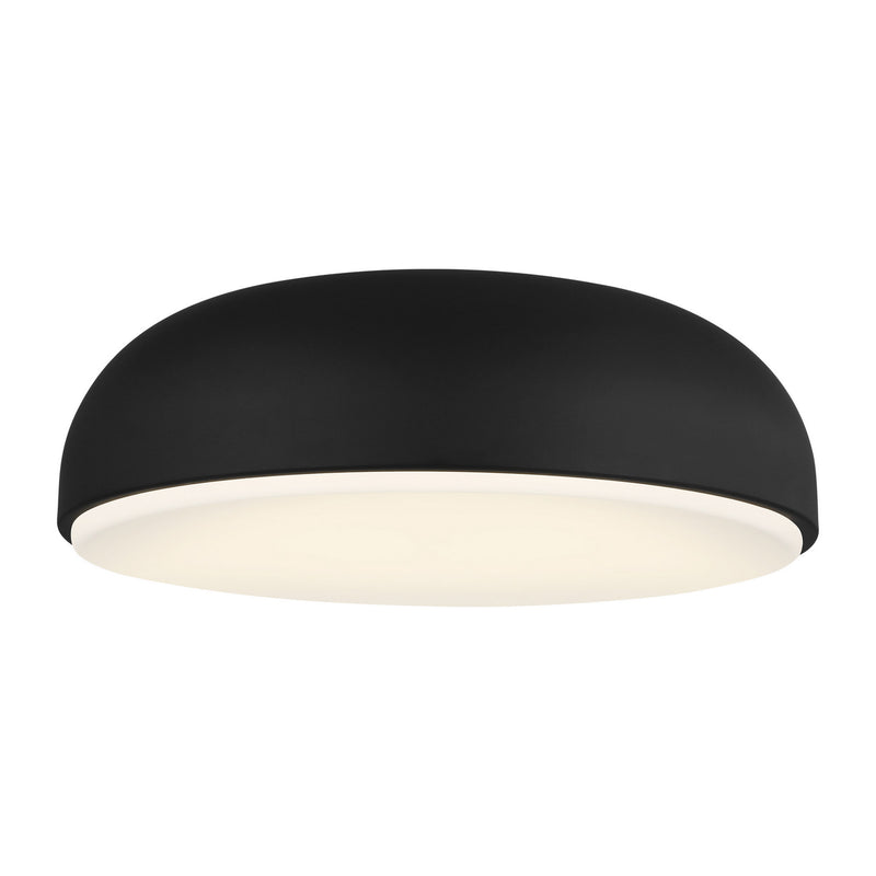 Visual Comfort Modern 700FMKOSA13B-LED930 LED Flush Mount, Nightshade Black