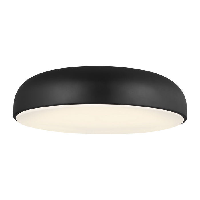 Visual Comfort Modern 700FMKOSA18B-LED930 LED Ceiling Mount, Nightshade Black